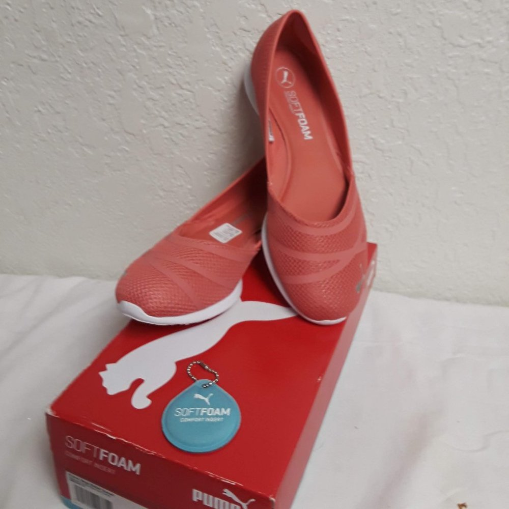 Puma Pink Ballet Sweet Slip on Shoes size 8.5